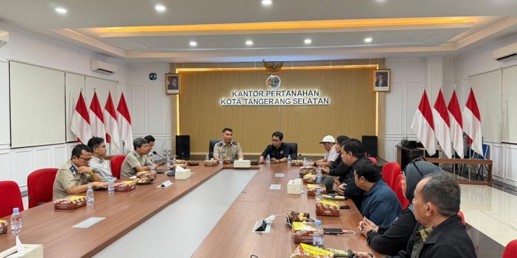 BPN Kota Tangerang Selatan menargetkan predikat WBBM 2026 dengan memperkuat layanan digital, komitmen zero tunggakan, dan kolaborasi strategis bersama PWI Tangsel.