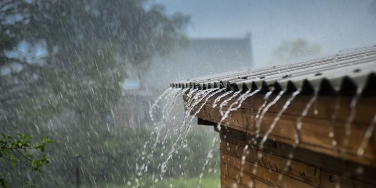 Ilustrasi cuaca hujan