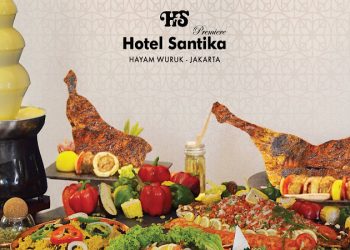 Hotel Santika Premiere Hayam Wuruk menghadirkan paket buka puasa “Treasure of Ramadan” dengan sajian fire grilled dan slow roasted meats
