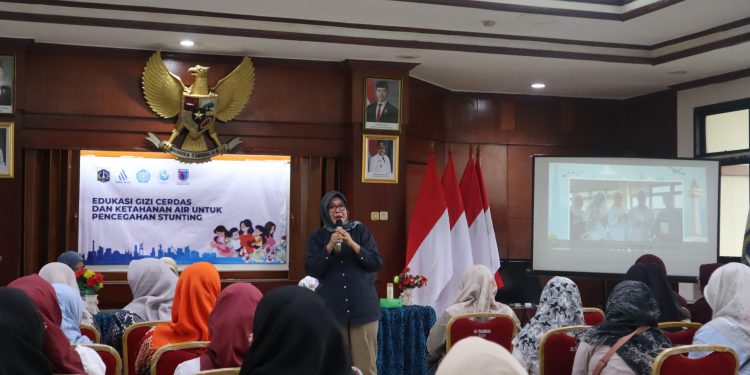Daya Wanita PAM JAYA berkolaborasi dengan Women and Children Resilience (WCR) menggelar program Edukasi Gizi Cerdas dan Ketahanan Air