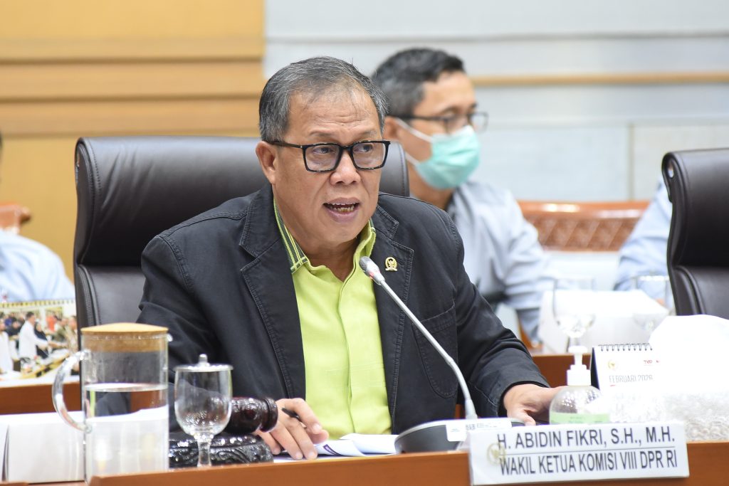 Wakil Ketua Komisi VIII DPR RI Abidin Fikri