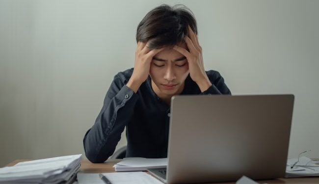 Ilustrasi perasaan kewalahan.