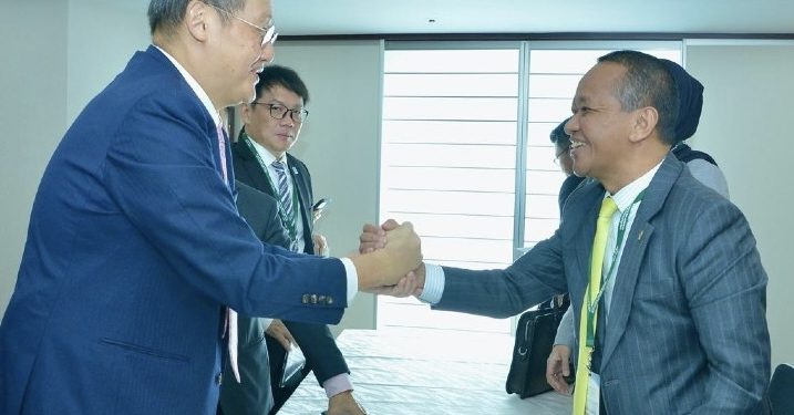 Pertemuan Menteri Energi dan Sumber Daya Mineral (ESDM) Bahlil Lahadalia dengan Minister for Manpower Singapura.