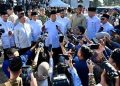 Presiden Prabowo Subianto menyampaikan ucapan Idulfitri sekaligus apresiasi atas percepatan pemulihan pascabencana banjir di wilayah Aceh Tamiang, Provinsi Aceh.