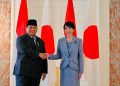 Presiden Republik Indonesia Prabowo Subianto dan Perdana Menteri (PM) Jepang Sanae Takaichi