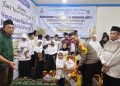 Komunitas Jurnalis Bisnis Tangerang menggelar santunan dan buka puasa bersama anak yatim dan dhuafa di Yayasan Amanah Berkah Umat, Pinang, Kota Tangerang