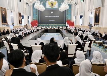Program “Istana untuk Siswa Sekolah” dimulai di Kompleks Istana Kepresidenan, Jakarta, pada Selasa (7/8/2026).