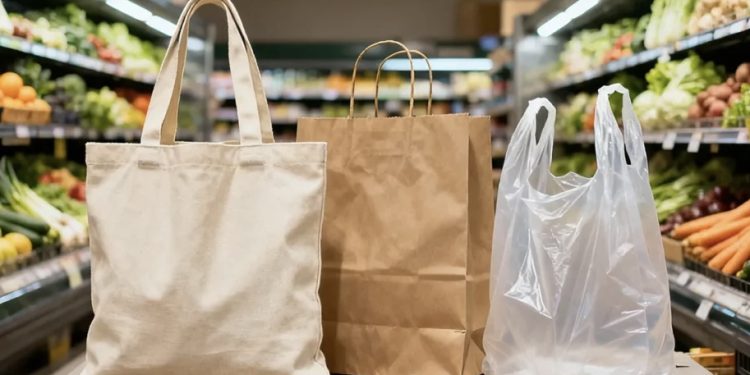 Ilustrasi tas belanja ramah lingkungan
