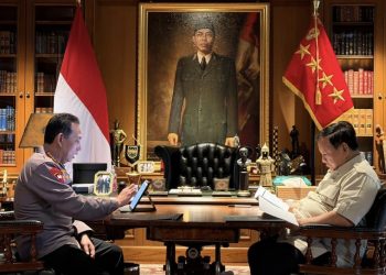 Presiden Prabowo Subianto mengundang Kepala Kepolisian Negara Republik Indonesia, Listyo Sigit Prabowo