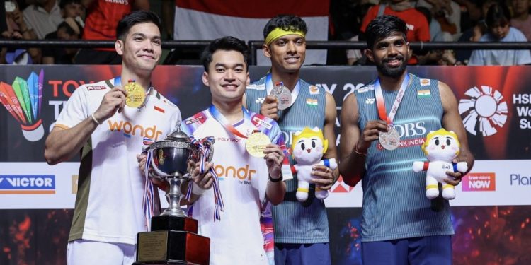 Pasangan ganda putra Indonesia, Leo Rolly Carnando dan Daniel Marthin, sukses merebut gelar juara Thailand Open