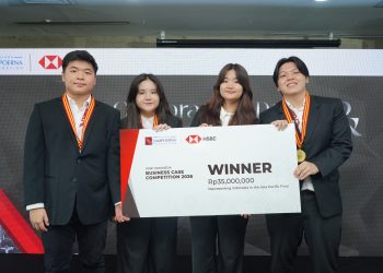 Sampoerna University meraih gelar Grand Winner HSBC Indonesia Business Case Competition 2026