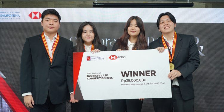 Sampoerna University meraih gelar Grand Winner HSBC Indonesia Business Case Competition 2026