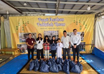 BRI KC Mabes TNI Cilangkap menyalurkan 25 paket sembako kepada penghuni Yayasan Fadhilah Ihsan Cipayung