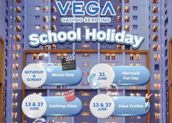 Vega Hotel Gading Serpong menghadirkan promo School Holiday selama Juni-Juli 2026