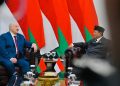 Presiden Republik Indonesia Prabowo Subianto bersama Presiden Republik Belarus Aleksandr Lukashenko
