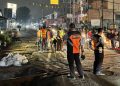 Perlintasan Kereta Api di Pasar Serpong