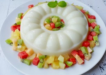 Ilustrasi puding susu.