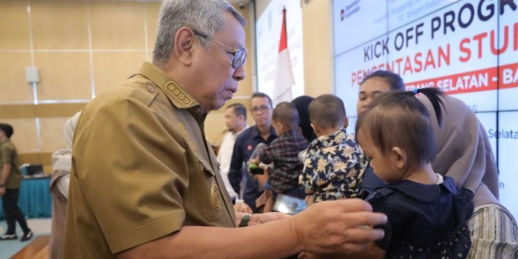 Pemerintah Kota Tangerang Selatan (Pemkot Tangsel) berkolaborasi dengan pihak swasta untuk memperkuat intervensi stunting sejak usia dini melalui Program SIGAP Anak Sehat 2026.